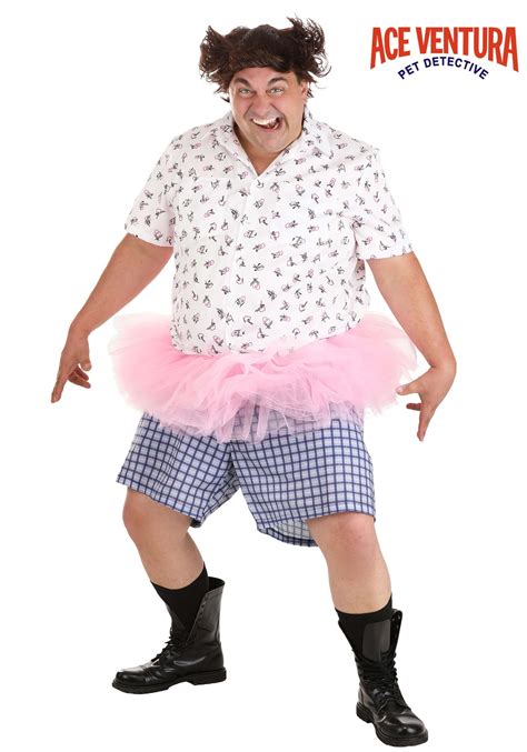 ace ventura in a tutu|Halloweencostumes.com Ace Ventura Adult Pink Tutu Costume。